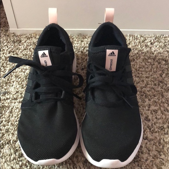 adidas black and pink sneakers